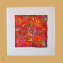 Reusable Handmade Greetings Cards Square Blank Inside Or Optional Handwritten Message, thumbnail 3 of 11