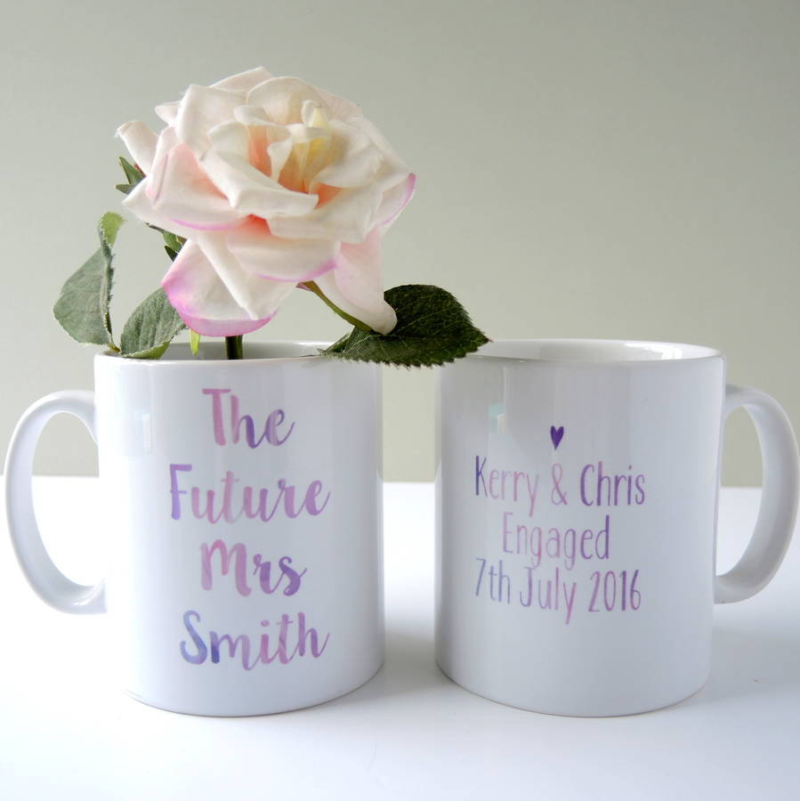 The Future Mrs Wedding Engagement Mug, 1 of 5
