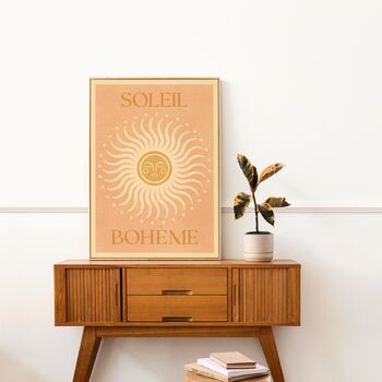 ‘Soleil Boheme’, Bohemian Sun Art Print, 2 of 6