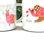Personalised Llama Christmas Mug, thumbnail 3 of 4
