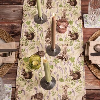 Woodland Creatures Table Runner, 3 of 6
