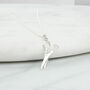 Sterling Silver Scissors Pendant Necklace, thumbnail 3 of 7