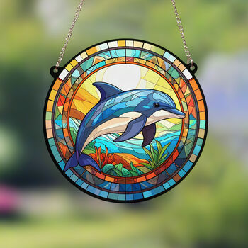 Wildlife Nature Stained Glass Effect Suncatcher, 6 of 12