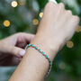 Emerald And Silver Bracelet, thumbnail 1 of 5