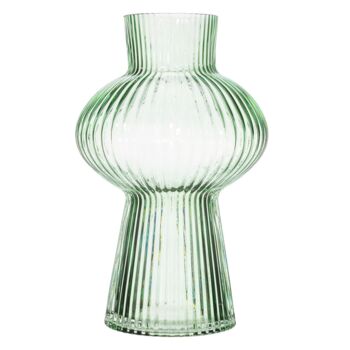 Large Fluted Glass Vase, 3 of 4