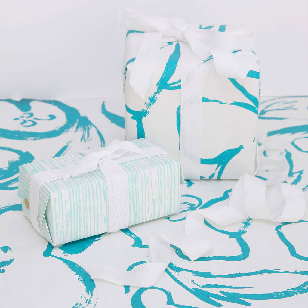 Screen Printed Double Sided Wrapping Paper By KATIE CHARLESON ...
