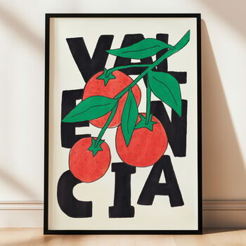 Valencia Orange Tree – Playful Fruit And Travel Inspired Poster, 2 of 6
