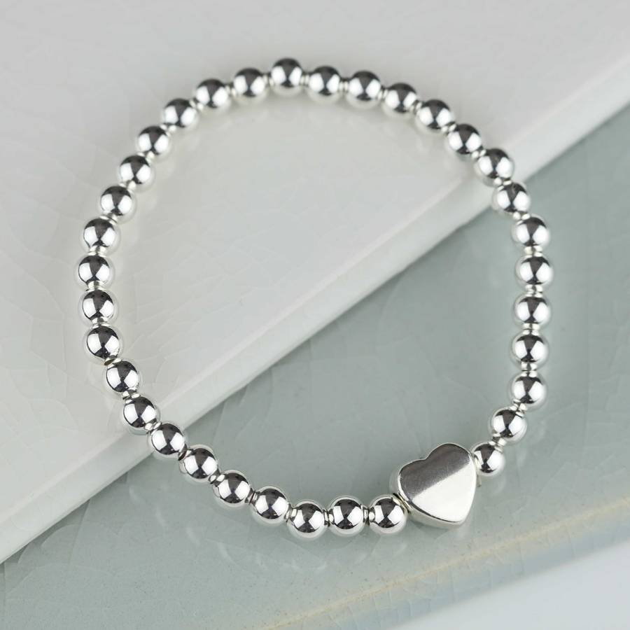 Tilly Children's Silver Heart Bracelet, 1 of 4