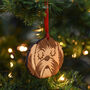 Shih Tzu Dog Wooden Hanging Dog Decoration, thumbnail 4 of 7