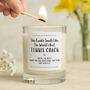 World's Best Tennis Coach Candle Gift, thumbnail 1 of 9