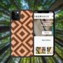 Geometric Diamond Wooden Case iPhone Samsung Google, thumbnail 4 of 6