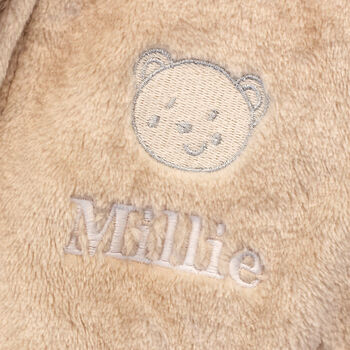 Personalised Baby Dressing Gown Bear, 3 of 10