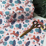 Dancing Tigers Luxury Wrapping Paper, thumbnail 1 of 5
