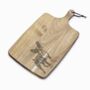 Personalised Boston Terrier Engraved Acacia Serving Board, thumbnail 9 of 9