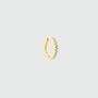 Dovehouse Cubic Zirconia And Gold Plated Ear Cuff, thumbnail 2 of 3
