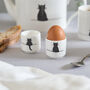 Sitting Cat Egg Cup, thumbnail 3 of 4