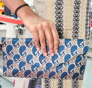 Handmade Silk Sari Purses, Fair Trade Clutch Bags, Ethically Handmade, 12 of 12