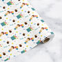 1st Birthday Boy Wrapping Paper Roll Or Folded, thumbnail 2 of 4