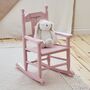 Personalised Pink Star Children's Rocking Chair 18m+, thumbnail 1 of 2