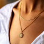 Personalised Simple Initial Gold Plated Necklace, thumbnail 11 of 12