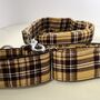 Martingale In Camel Check Print, Available Lead, thumbnail 5 of 8