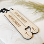 Personalised 'Our Date' Keyring Set, thumbnail 2 of 7