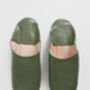 Men's Leather Babouche Slippers, thumbnail 7 of 10