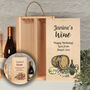 White Or Red Double Wine Bottle Gift Box, thumbnail 1 of 3