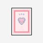 Children's Leo Zodiac Print, thumbnail 6 of 8