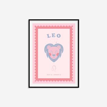 Children's Leo Zodiac Print, 6 of 8