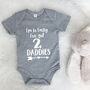 I'm So Lucky, I Have Two Daddies Babygrow, thumbnail 3 of 8