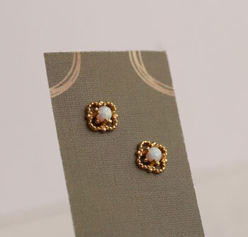 Victorian Opal Stud Earrings, 3 of 6