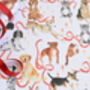 Dog Breed Eco Friendly Christmas Wrapping Paper Pack, thumbnail 3 of 7