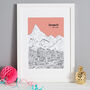 Personalised Zermatt Print, thumbnail 5 of 10