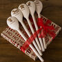 Personalised Christmas Wooden Spoons, thumbnail 1 of 5