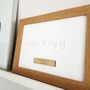 Silver Foil Mr And Mrs Personalised Wedding Day Gift, thumbnail 4 of 4