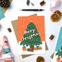 Merry Christmas Card | Christmas Tree Card, thumbnail 1 of 3