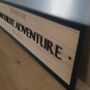 Wooden Our Favourite Adventure Wall Sign, thumbnail 4 of 4