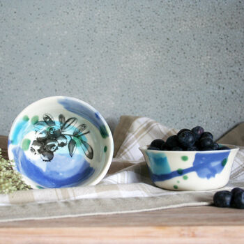 Blueberry Bowl, Berry Bowl, Trinket Tapas Dish, 5 of 5