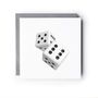 Dice Illustration – Hand Drawn Greeting Card Design, thumbnail 2 of 6