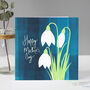 Snowdrops Mother's Day Card, thumbnail 3 of 6