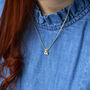 Ampersand Symbol Hidden Meaning Necklace, thumbnail 2 of 4