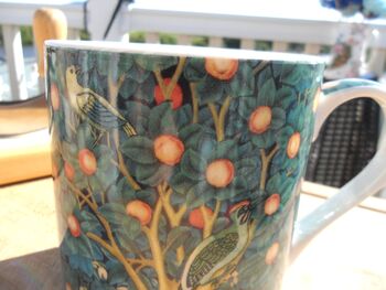 Jumbo Mug In William Morris Woodpecker Design, 3 of 11
