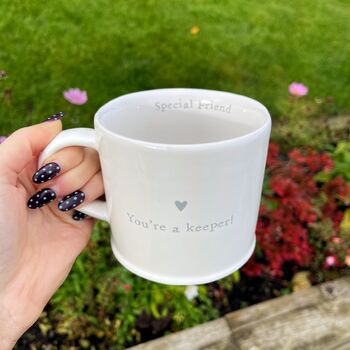 Special Friend Ceramic Mug With Heart, 2 of 5