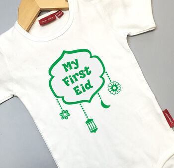 Personalised My First Eid Babygrow, 2 of 6