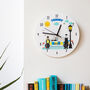 Children's Personalised Police Themed Bedroom Clock, thumbnail 2 of 7