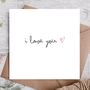 Cute Valentines Day Card For Husband, thumbnail 1 of 3