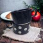 Polka Dot Or Navy Glazed Mug, thumbnail 1 of 6