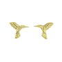 Hummingbird Stud Earrings, thumbnail 2 of 5