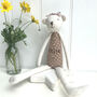 Personalised Linen Soft Toy, thumbnail 1 of 4